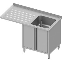 Spülschrank mit Flügeltüren und...