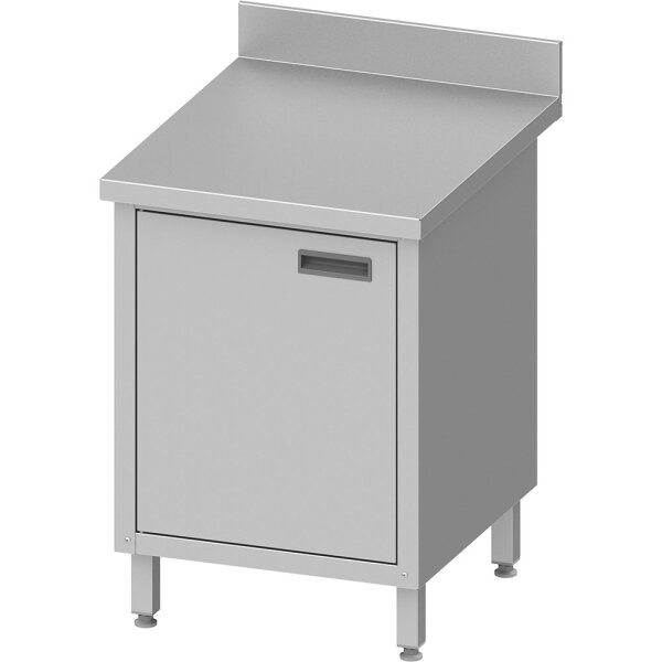 Arbeitsschrank ECO mit Flügeltür 400x700x850 mm, mit Aufkantung