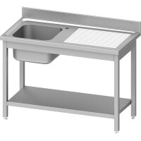 Spültisch ECO mit Grundboden 1400x700x850 mm, mit...