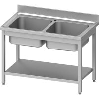 Spültisch ECO mit Grundboden 1200x700x850 mm, mit...