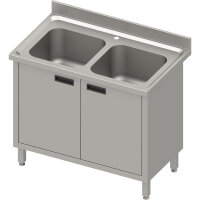 Spülschrank mit zwei Becken und...