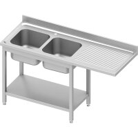 Spültisch ECO mit Grundboden und Überstand...