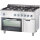 Gasherd 6 Brenner mit Gasbackofen Serie 700 ND - G20, 6-Brenner  (3,5+3x5+2x7)