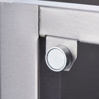 Gasherd 6 Brenner mit Elektrobackofen (GN 2/1) Serie 700 ND - G20, 6-Brenner (3,5+3x5+2x7)