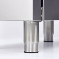 Gasherd 6 Brenner mit Elektrobackofen (GN 2/1) Serie 700 ND - G20, 6-Brenner (3,5+3x5+2x7)