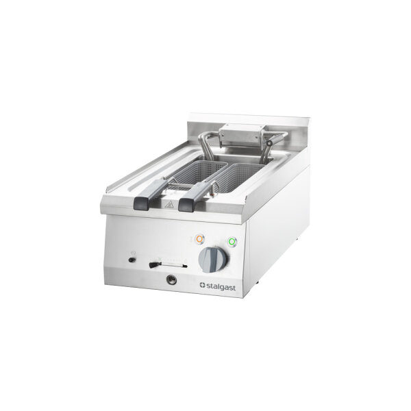 Stalgast Fritteuse Tischmodell 10 Liter - für Restaurant, Food-Truck, Imbiss, 400 V