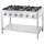 Gasherd Serie 700 - G20, 6-Brenner (3,5+3x5+2x7), 1200 x 700 x 850 mm (BxTxH) zur Selbstmontage