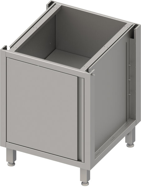 Unterschrank Boxversion 2.0, für Beine/Sockelrahmen, mit Flügeltür 600x540x660 mm