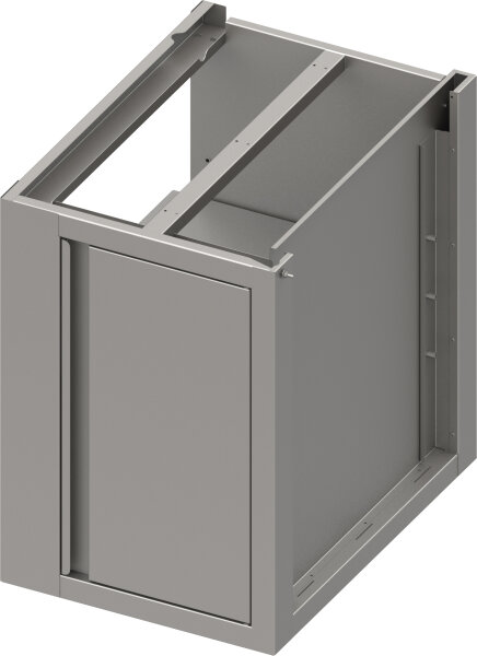 Eckunterschrank Boxversion 2.0 mit Flügeltür, für Beine/Sockelrahmen, Teil 2/2 540 mm Anbautiefe 660x540x660 mm