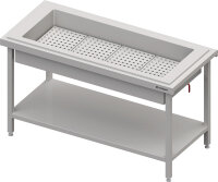 Neutralausgabe mit Eiswanne 4x GN1/1, 1570x750x880 mm,...