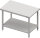 Neutralausgabe mit Grundboden 1400x750x880 mm, Edelstahlarbeitsplatte