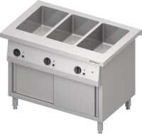 Bain-Marie-Station "Free Flow" 3x GN1/1-Becken,...