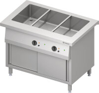 Bain-Marie-Station "Free Flow" mit einem Becken...