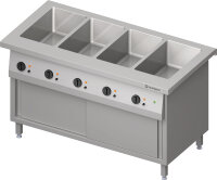 Bain-Marie-Station "Free Flow" 4x GN1/1-Becken,...