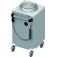 Beheizbarer Tellerspender, fahrbar 550x510x880 mm...