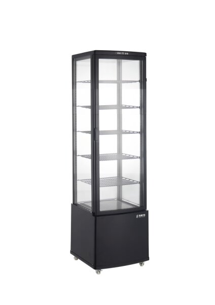 SARO Kühvitrine LEO, schwarz