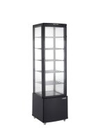 SARO Kühvitrine LEO, schwarz