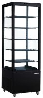 SARO Kühlvitrine LENN, schwarz