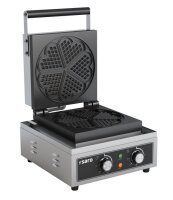 Gastro Waffeleisen für Herzform-Waffeln - mit Timer,...