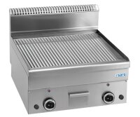 SARO Gasgrillplatte, gerillt, Auftisch, 600x600, GFT66R