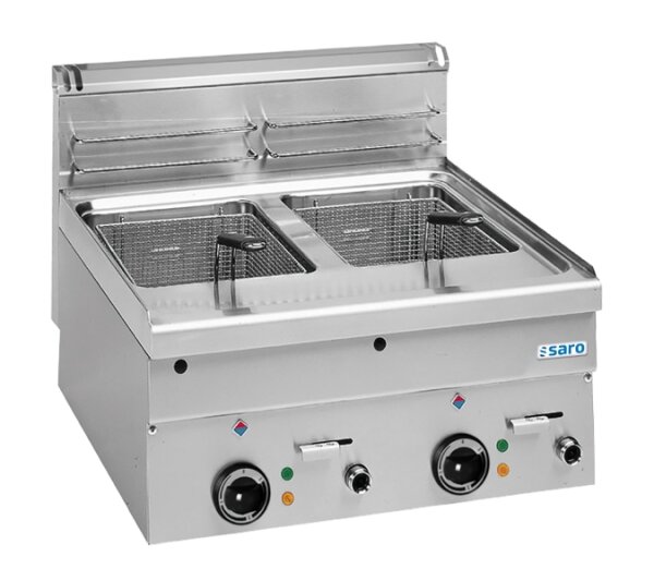 Saro Elektro-Fritteuse EF66 mit 2x 10 Liter - Auftischmodell, 18 kW