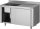 Saro Spülschrank mit Becken 700x700x850mm Türen und Aufkantung aus Edelstahl