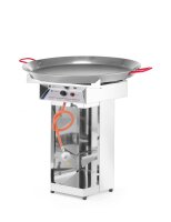 Gasgrill Fiesta 800 – Runder Grill mit Paellapfanne, für große Gasflaschen