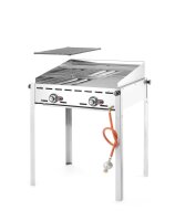 HENDI Grillsystem Green Fire – 2 Brenner, 11,6 kW, Profi Line