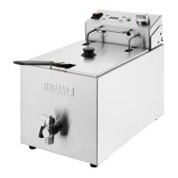 Buffalo Einzelne elektrische Fritteuse mit Timer 8Ltr