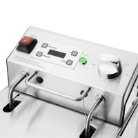 Buffalo Einzelne elektrische Fritteuse mit Timer 8Ltr
