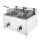 Buffalo Doppelfritteuse mit Timer 2x8Ltr