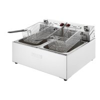 Buffalo Doppel-Elektrofritteuse mit Timer 2x5Ltr