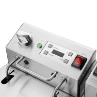 Buffalo Doppel-Elektrofritteuse mit Timer 2x5Ltr