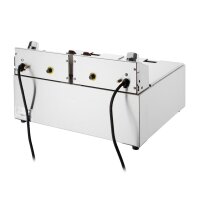 Buffalo Doppel-Elektrofritteuse mit Timer 2x5Ltr