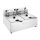 Buffalo Doppel-Elektrofritteuse mit Timer 2x5Ltr