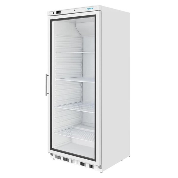 Polar C-Series Aufrechte Kühlvitrine Weiß 600L