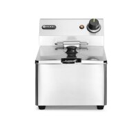 Elektro-Tischfritteuse Kitchen Line aus Edelstahl - 6...