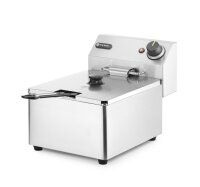 Elektro-Tischfritteuse Kitchen Line aus Edelstahl - 6...