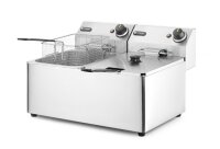 Elektro Tischfritteuse mit 16 Liter - 2 Becken,...
