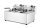 Hendi Fritteuse Profi Line Fritteuse 2x8 Liter -Edelstahl, 230V