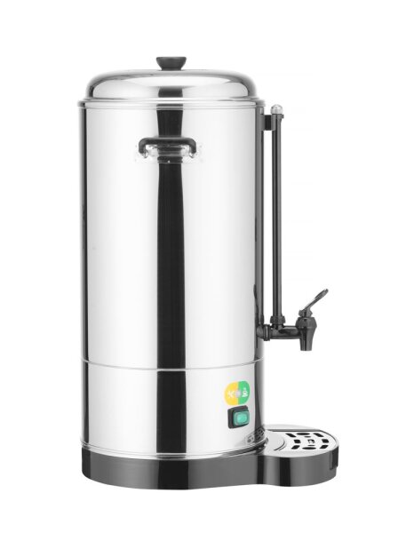 HENDI Heißgetränkespender doppelwandig - Edelstahl, Thermostat bis 110°C