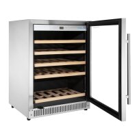 Polar G-Serie Weinkühlschrank aus Edelstahl 51 Flaschen