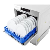 Buffalo Digital Geschirrspüler für den Einbau mit Ablaufpumpe 500mm Korb 5.4kW