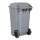Jantex 120Ltr Mülltonne mit Fußpedal Grau