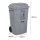 Jantex 120Ltr Mülltonne mit Fußpedal Grau