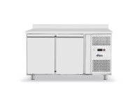 Edelstahl-Kühltisch zweitürig Profiline, 280 Liter