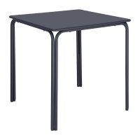 Bolero Adeline Stahl quadratischer Tisch 700mm Schieferblau
