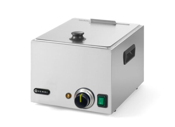 Hendi Würstchenwärmer Kitchen Line - mit Deckel, 10 Liter, Edelstahl