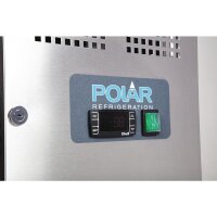 Polar U-Serie Kühltisch mit Doppeltür 282Ltr
