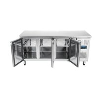 Polar U-Serie Kühltisch mit drei Türen 417Ltr
